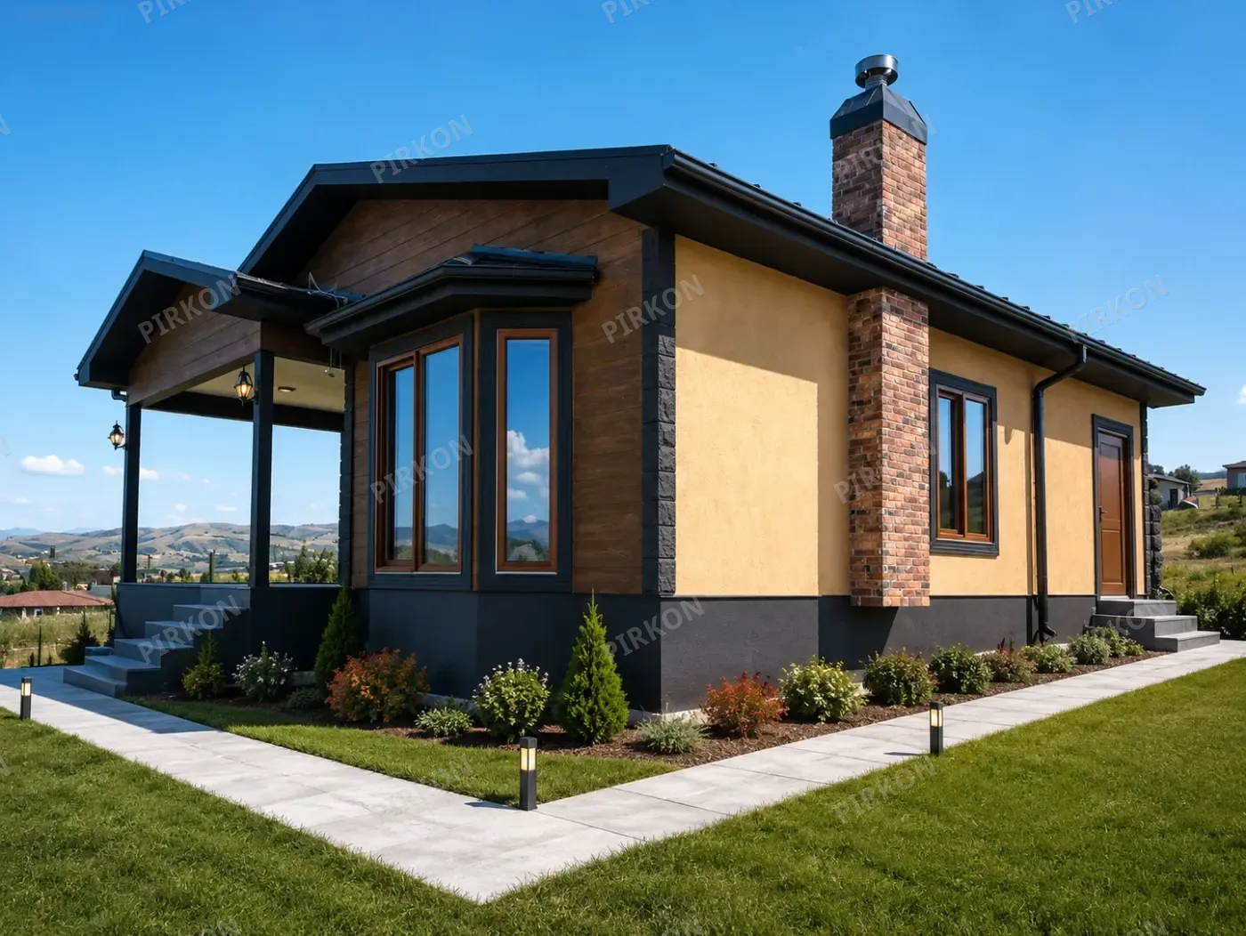 97 m² Tek Katlı  Hafif Çelik Villa