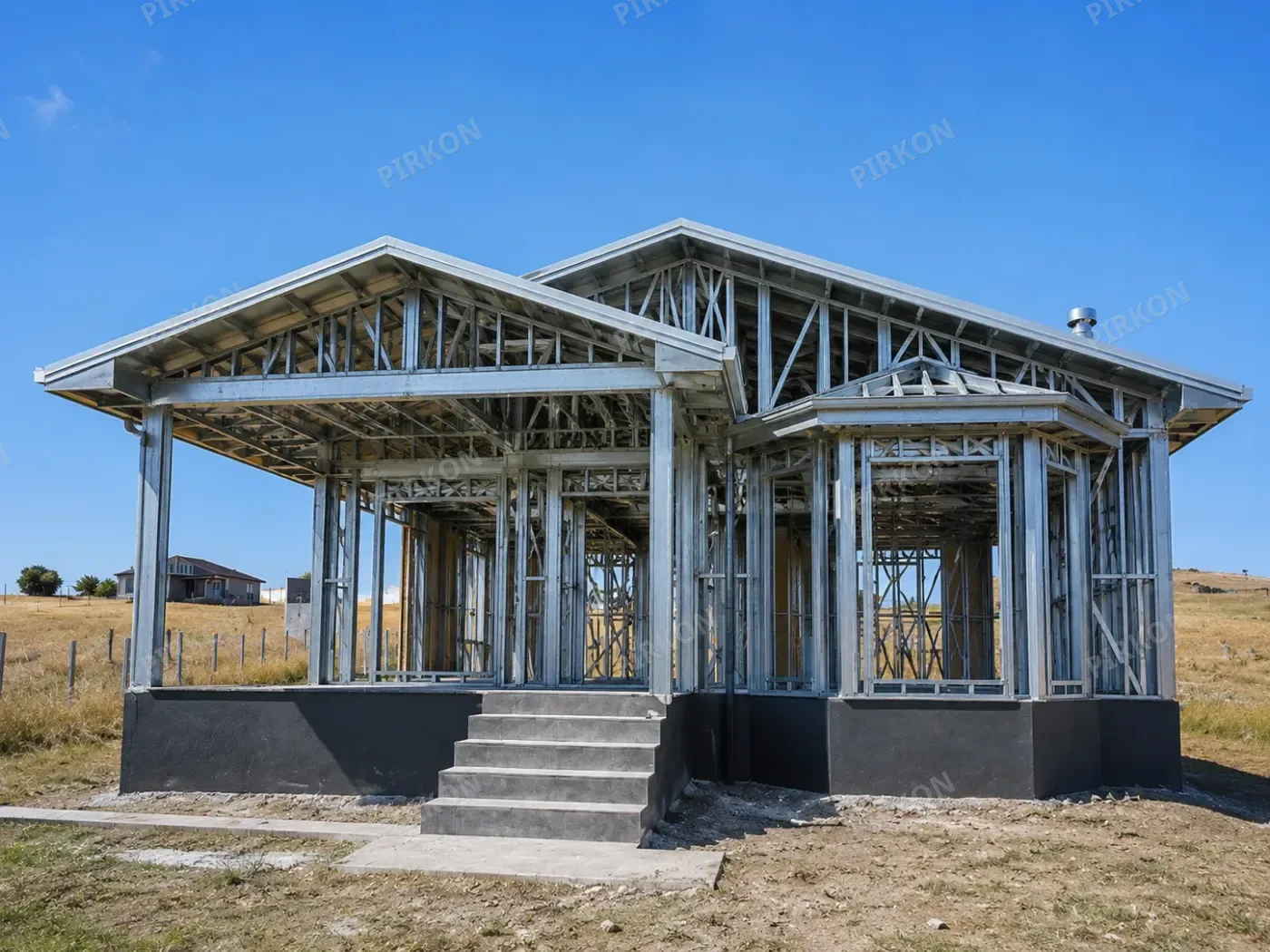 97 m² Tek Katlı  Hafif Çelik Villa