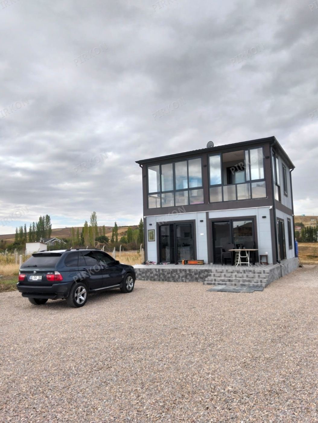 106 m²  İki  Katlı Prefabrik Ev 