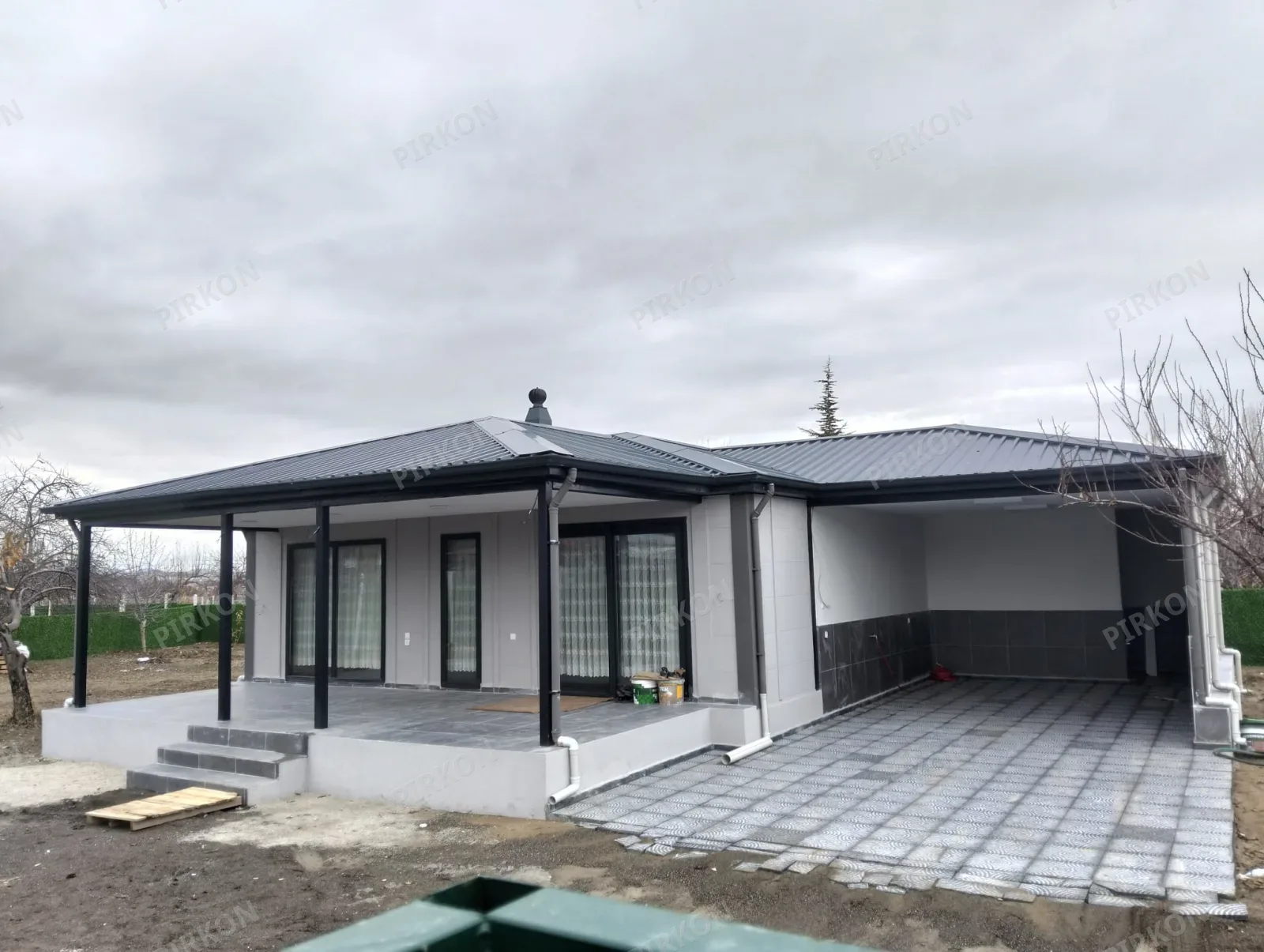 135 m² Prefabrik Ev
