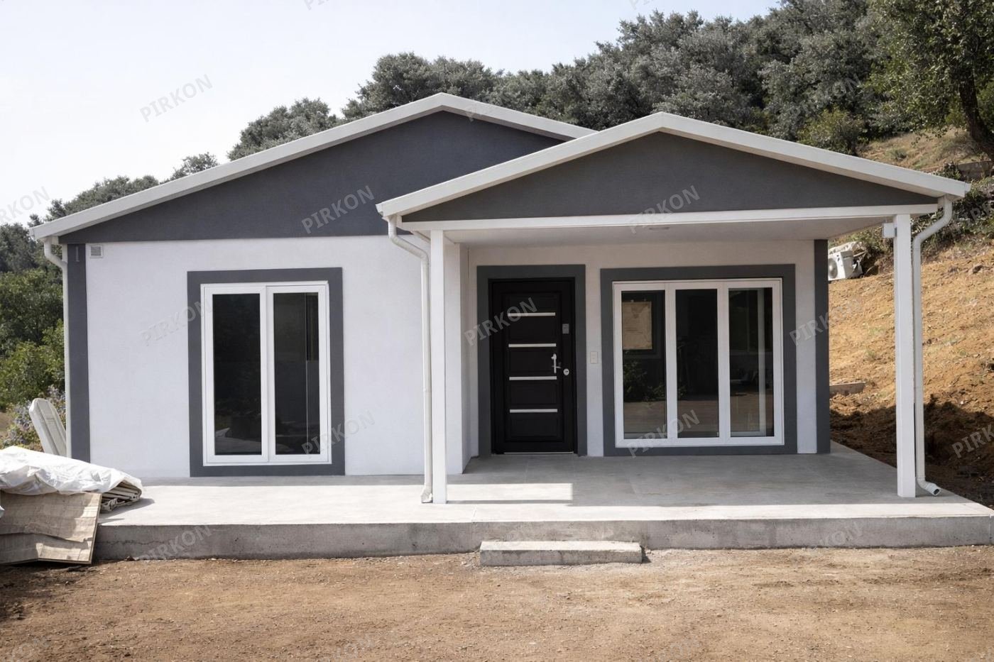 86 m² Prefabrik Ev