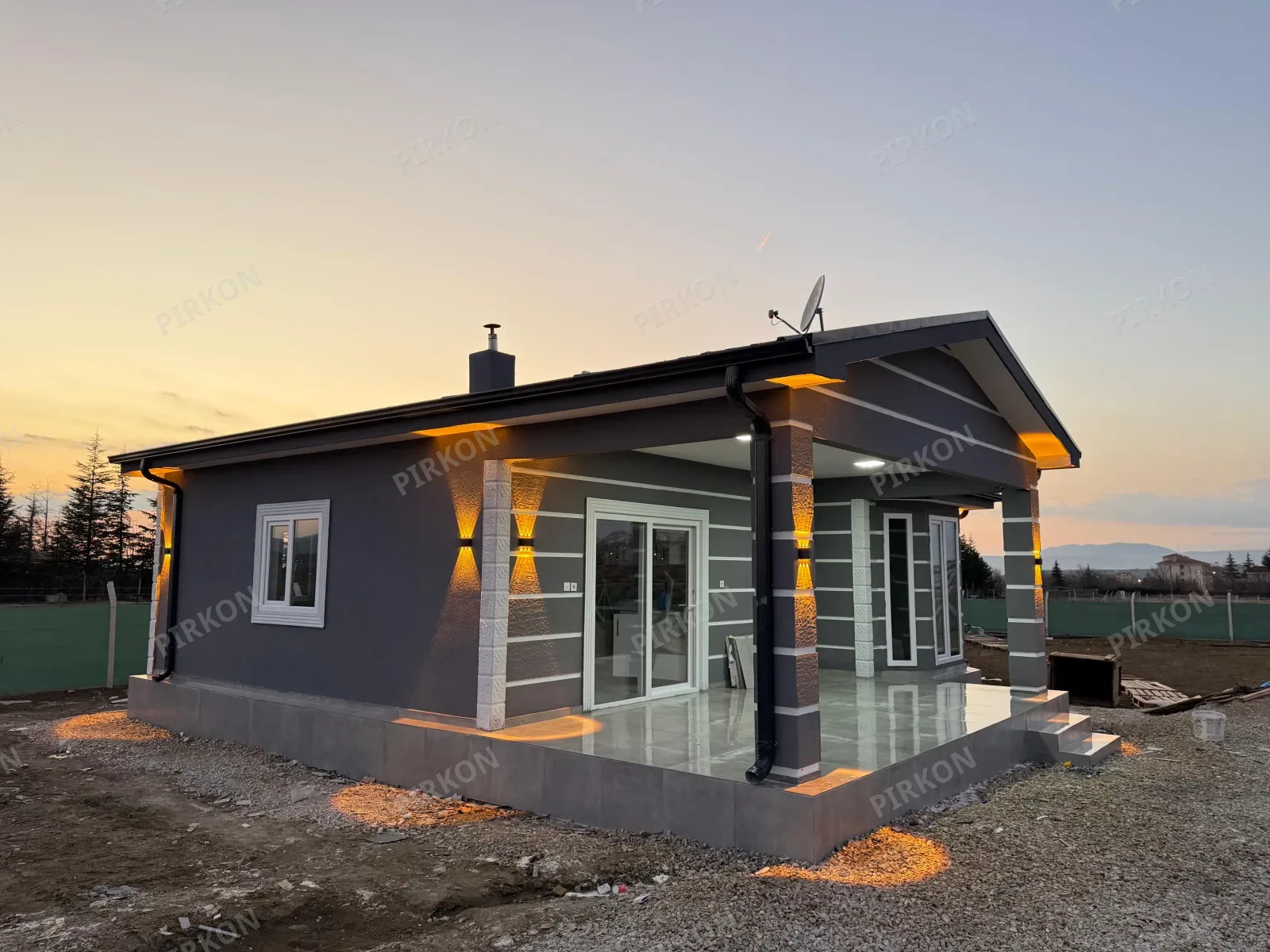 90 m² Hafif Çelik Villa