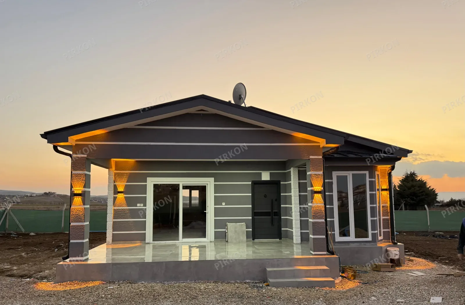 90 m² Hafif Çelik Villa