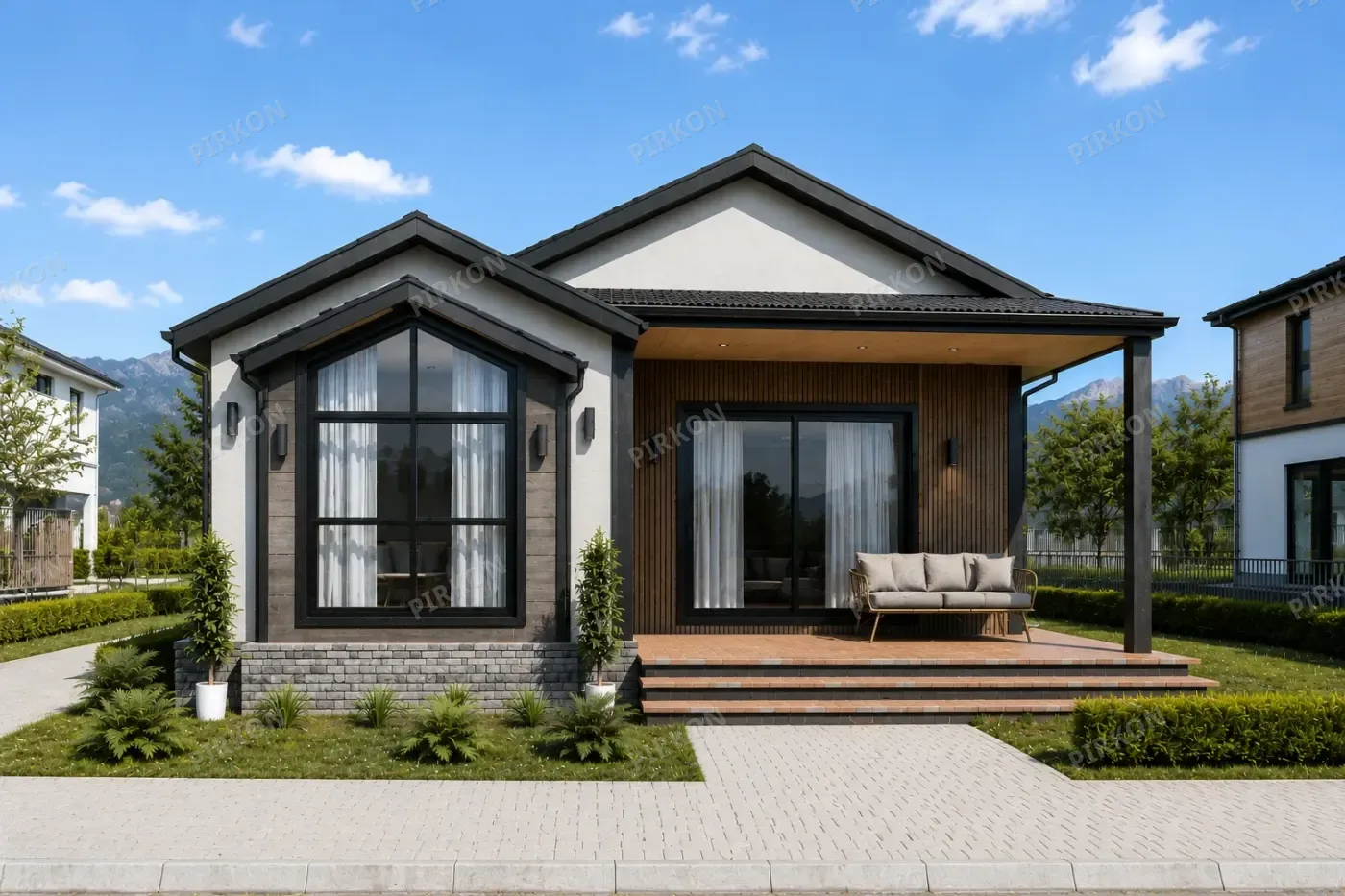 65 m² Tek Katlı  Hafif Çelik Villa