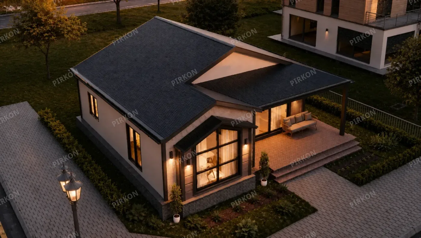 65 m² Tek Katlı  Hafif Çelik Villa