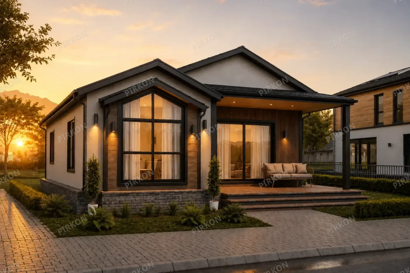 65 m² Tek Katlı  Hafif Çelik Villa