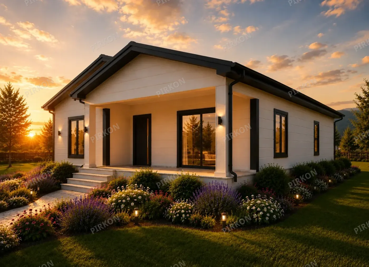 112 m² Tek Katlı Hafif Çelik Villa