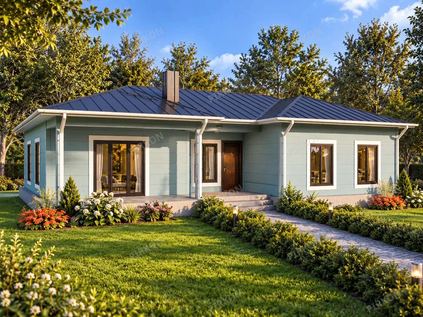 123 m² Tek Katlı Hafif Çelik Ev