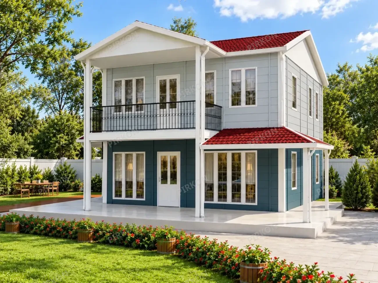 149 m² İki Katlı Prefabrik  Ev