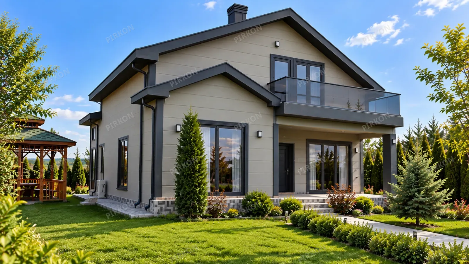 161 m² İki Katlı Çelik Ev