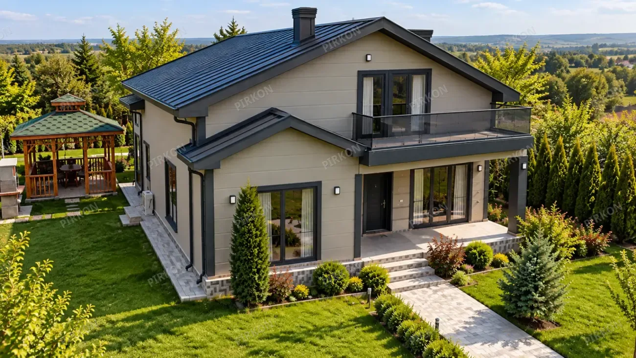 161 m² İki Katlı Çelik Ev