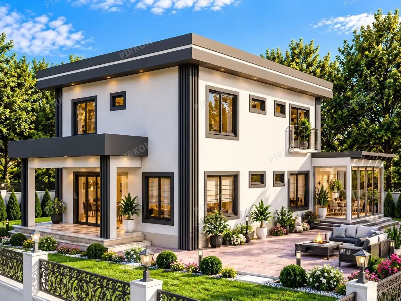 228m² İki Katlı Çelik Ev
