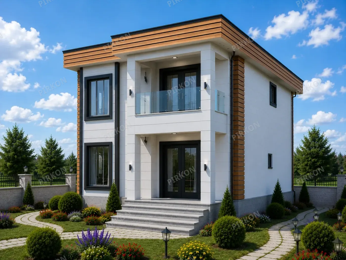 146 m² İki Katlı Çelik Ev