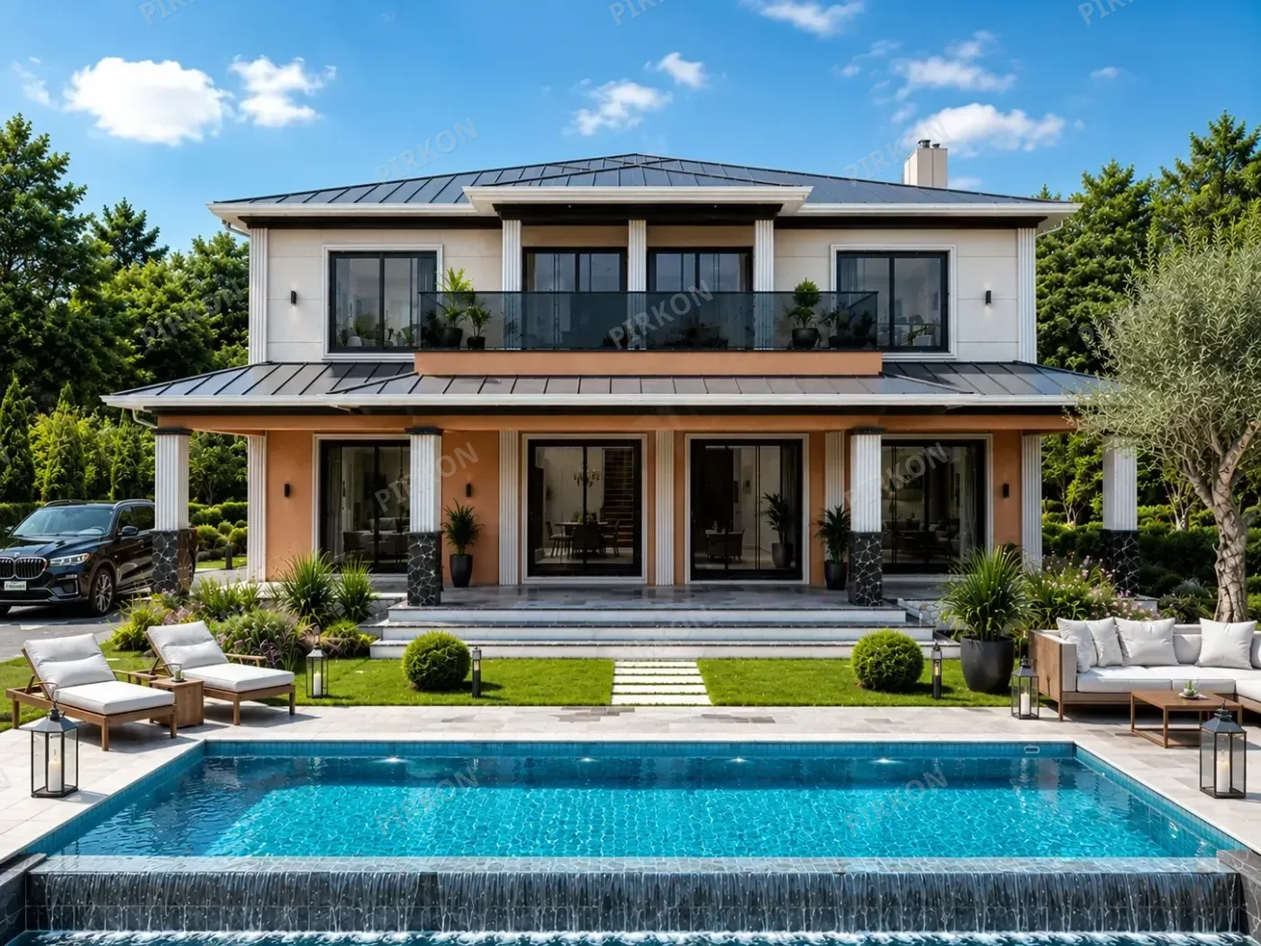 390m² İki Katlı Çelik Ev