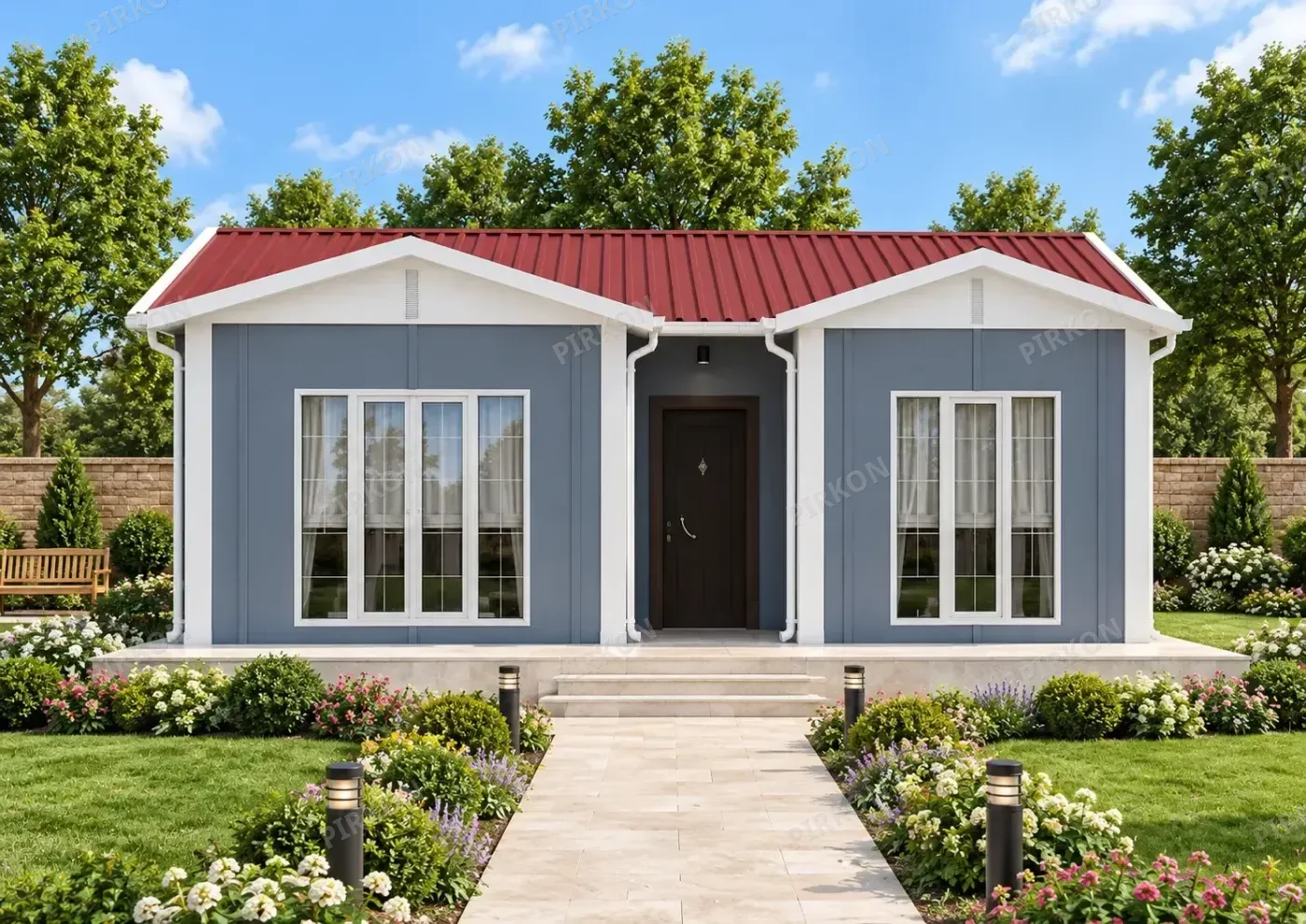 52  m² Tek Katlı Prefabrik  Ev 