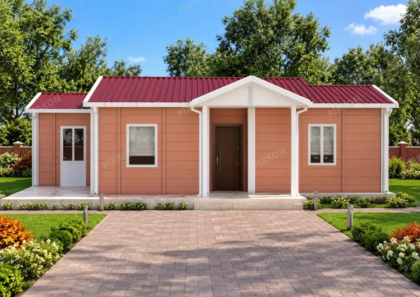 72  m² Tek Katlı Prefabrik  Ev