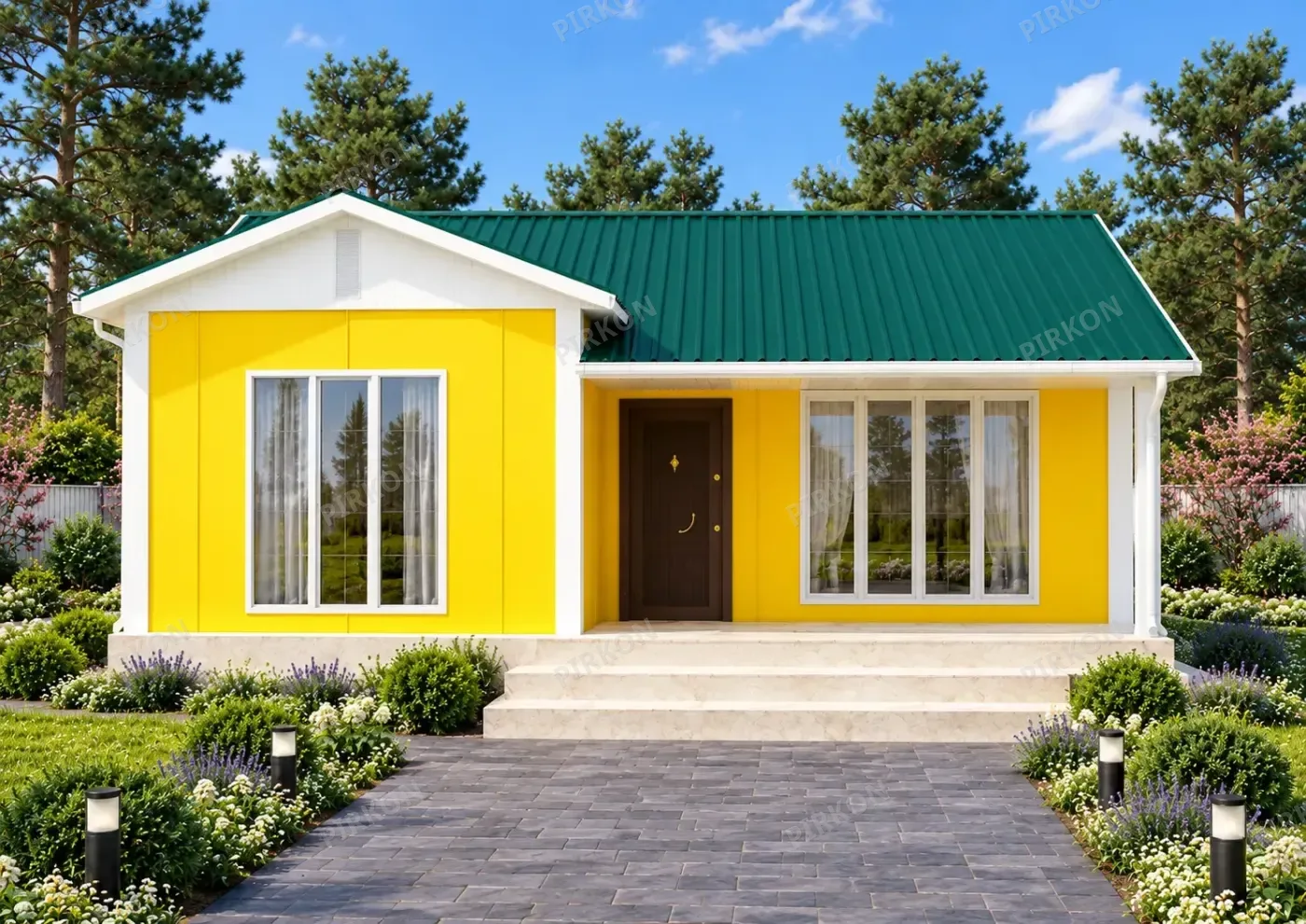 68 m² Tek Katlı Prefabrik  Ev