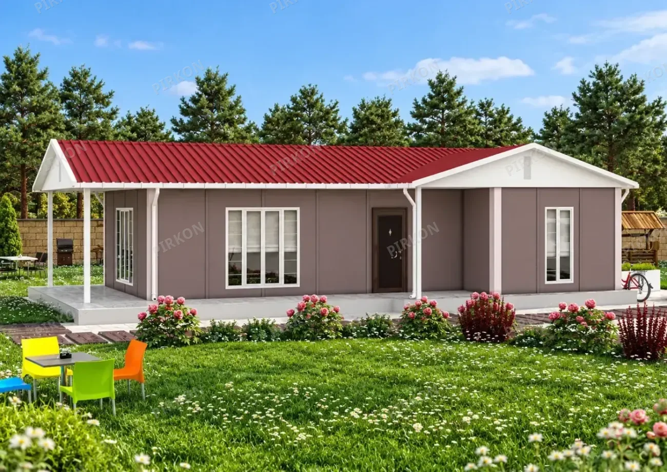 80 m² Tek Katlı Prefabrik  Ev