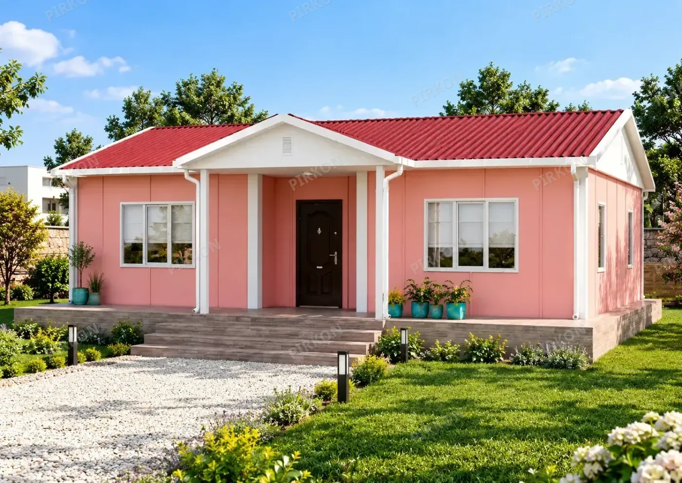 81 m² Tek Katlı Prefabrik  Ev 