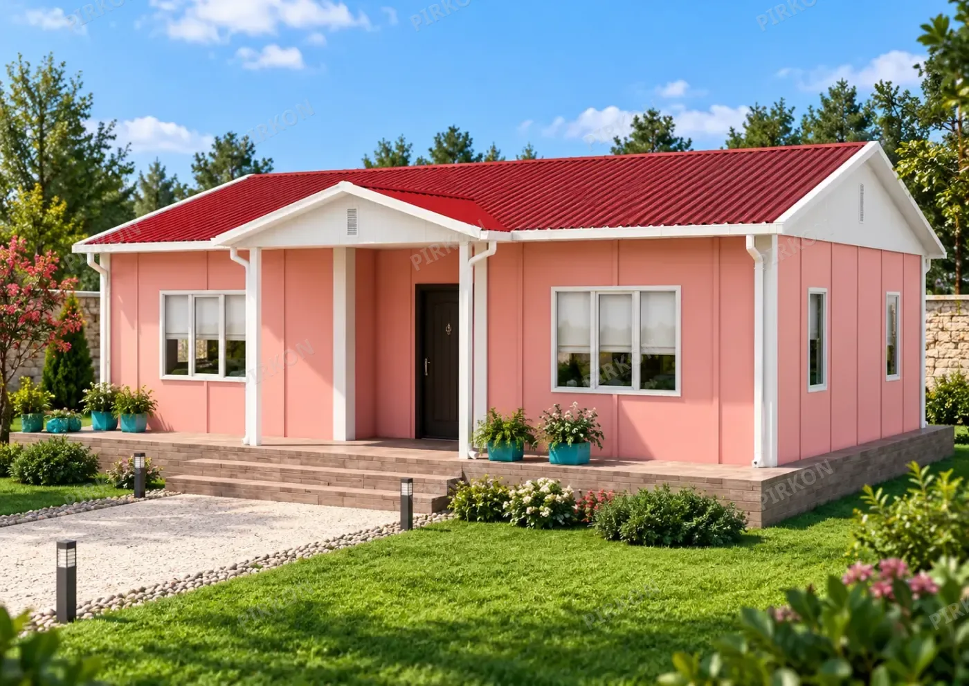 81 m² Tek Katlı Prefabrik  Ev 