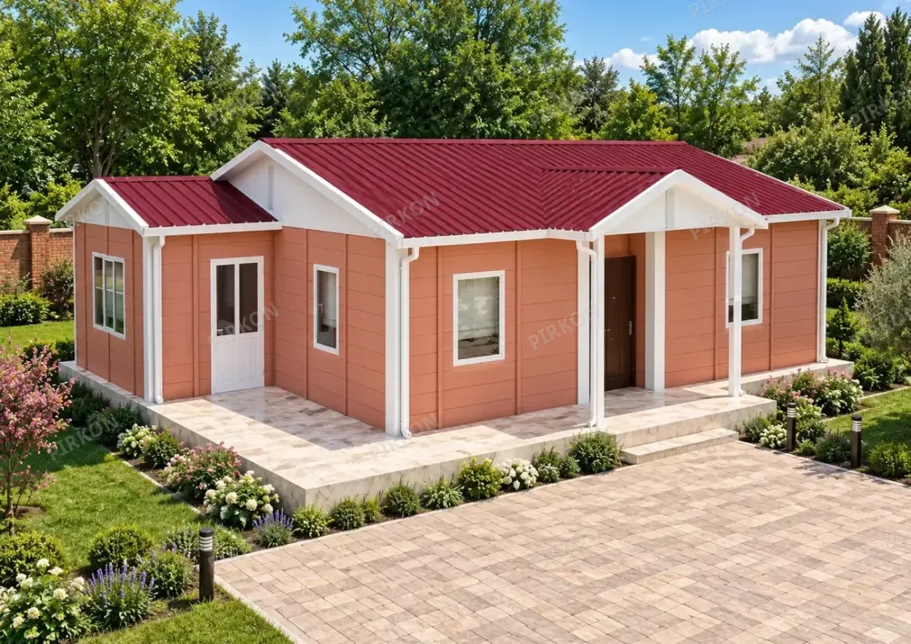 72  m² Tek Katlı Prefabrik  Ev