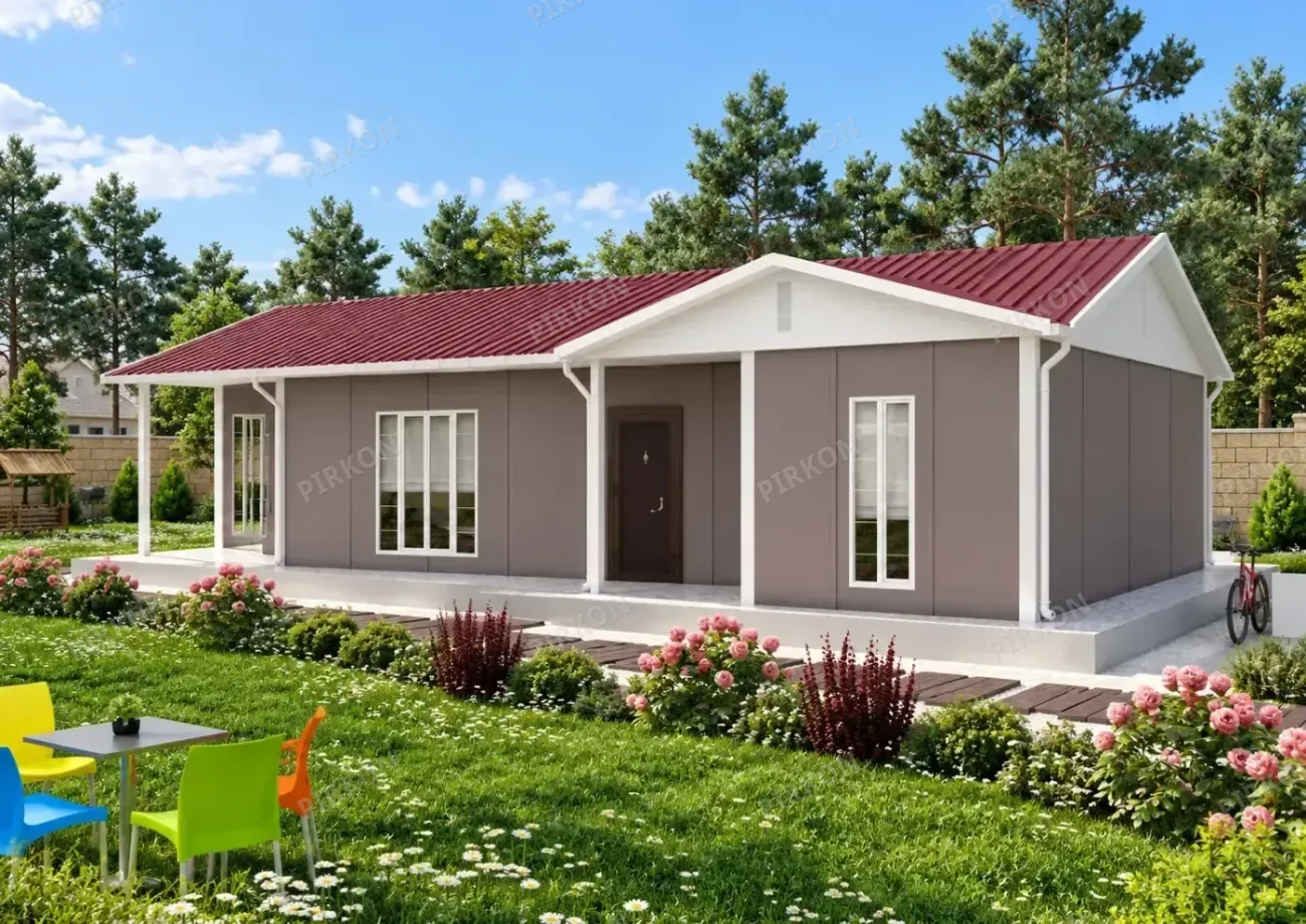 80 m² Tek Katlı Prefabrik  Ev