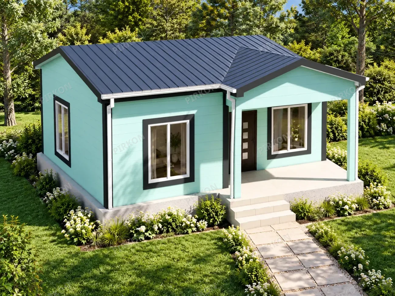 47 m² Tek Katlı Hafif Çelik Ev