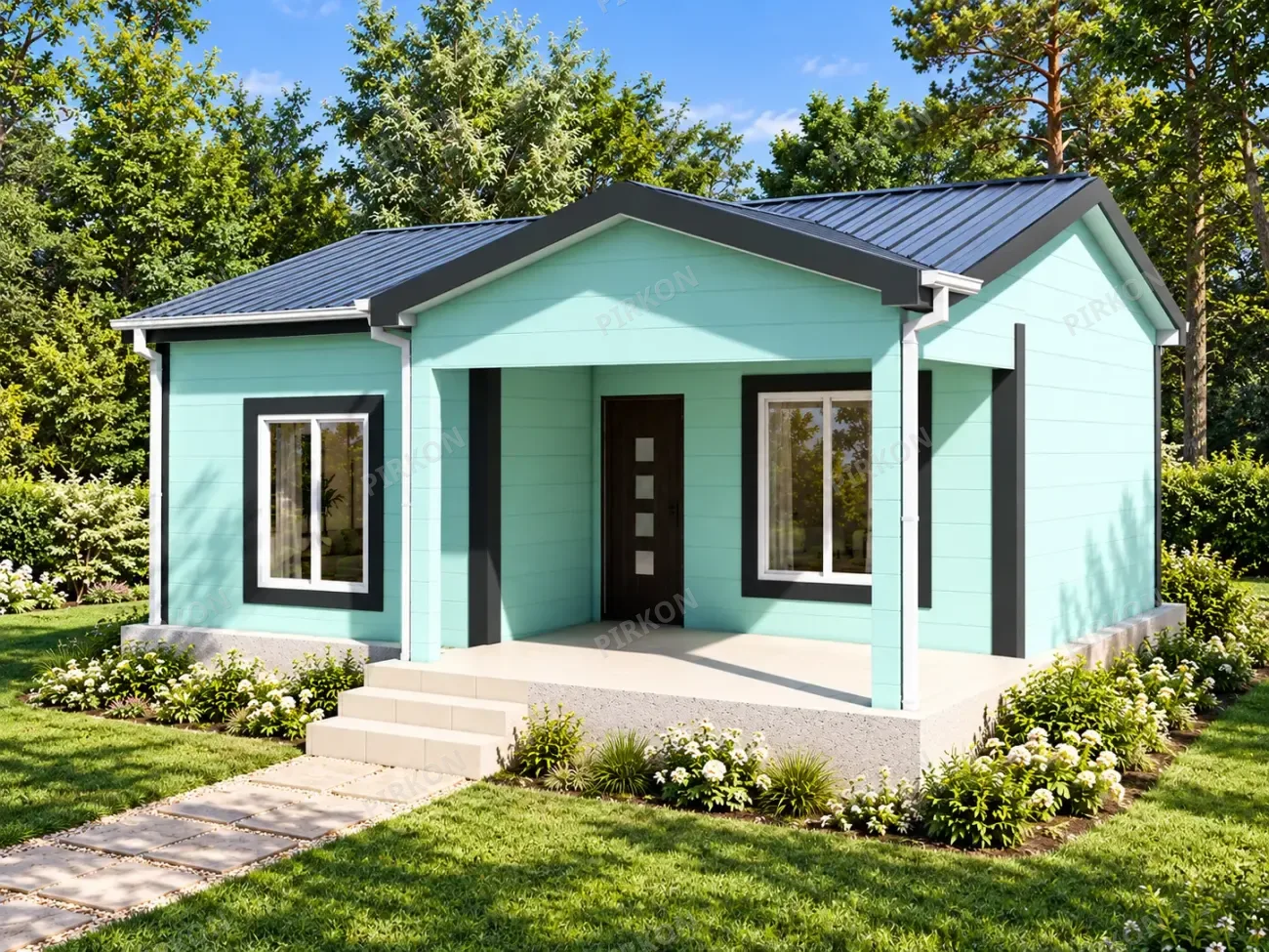 47 m² Tek Katlı Hafif Çelik Ev