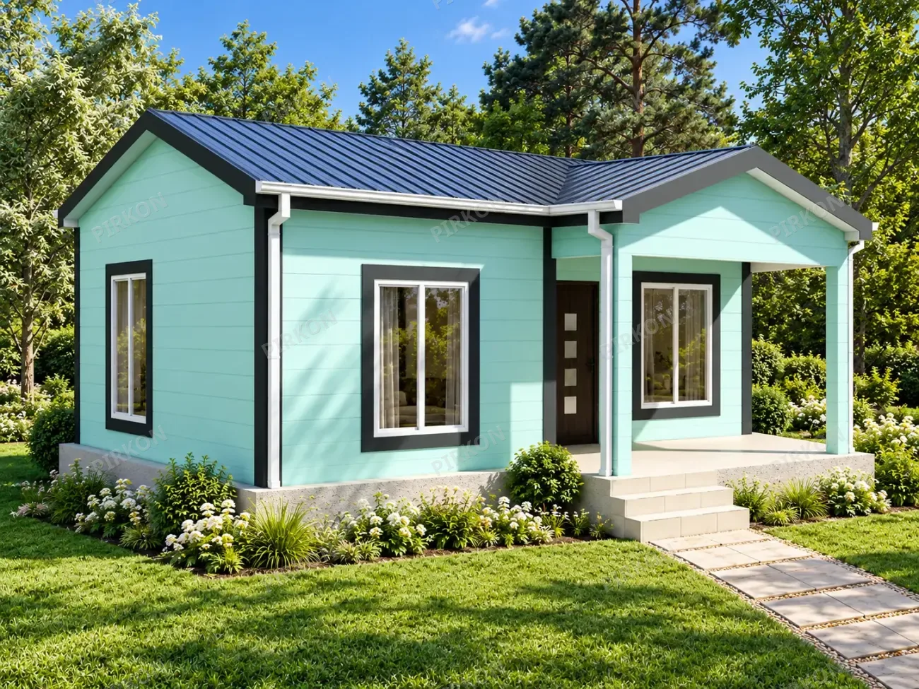 47 m² Tek Katlı Hafif Çelik Ev