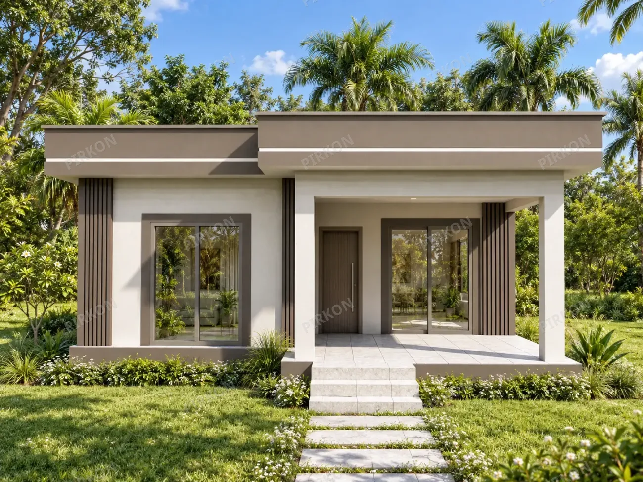 62 m² Tek Katlı Hafif Çelik Ev 