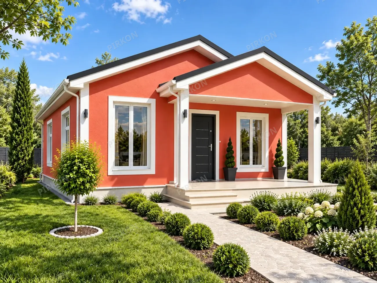 86 m² Tek Katlı Hafif Çelik Ev