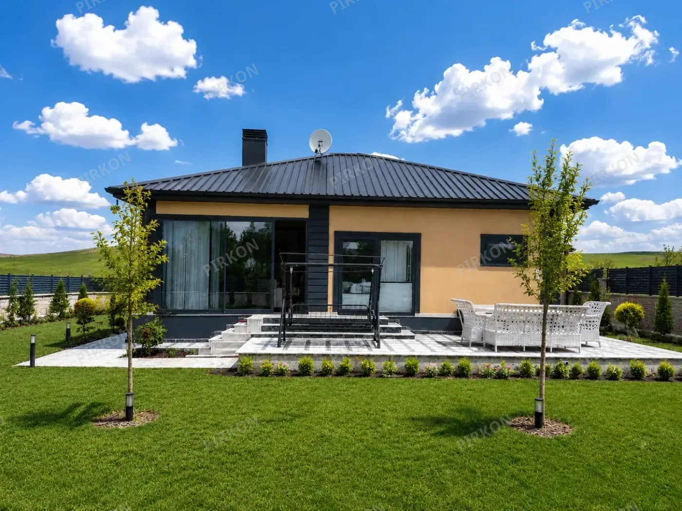 163 m2 Tek Katlı  Hafif Çelik Villa