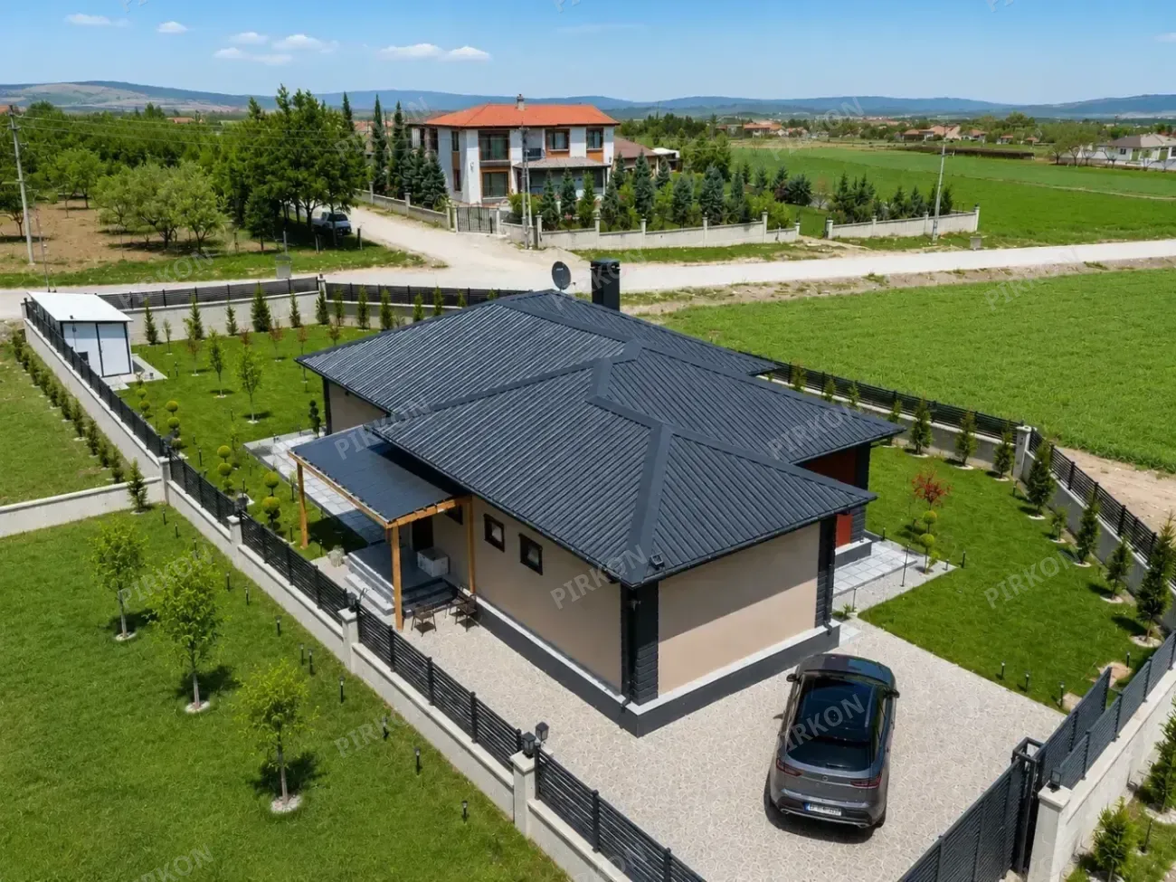 163 m2 Tek Katlı  Hafif Çelik Villa
