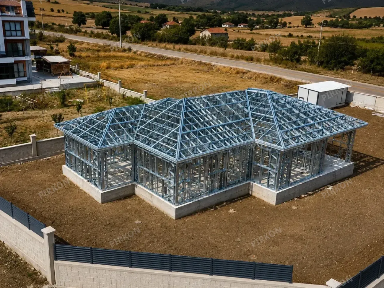 163 m2 Tek Katlı  Hafif Çelik Villa
