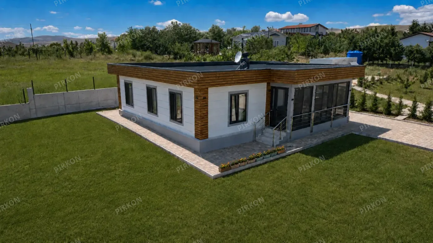 135 m²  Tek Katlı Hafif Çelik Villa 