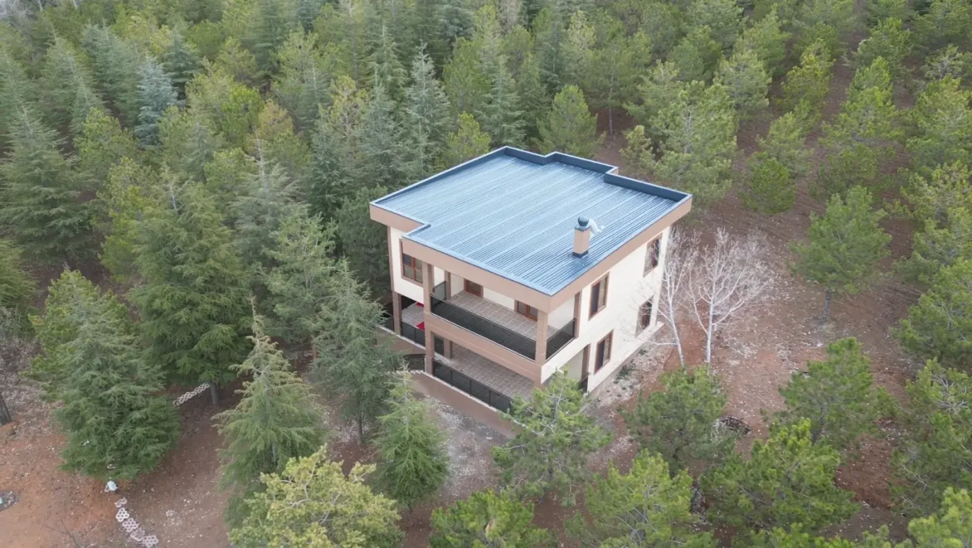 168 m²  İki  Katlı Hafif Çelik Ev 