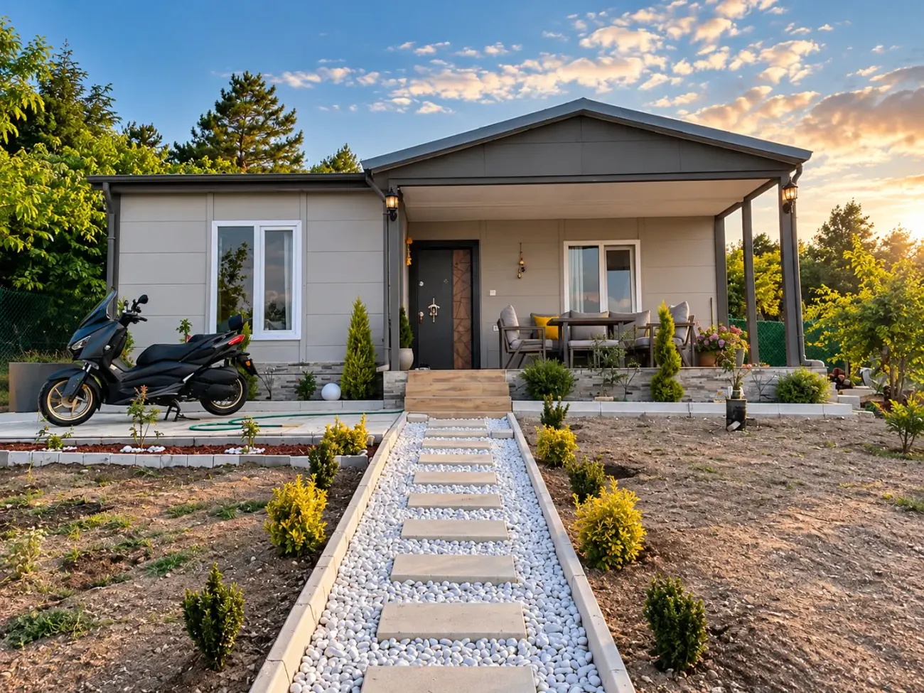 55 m² Prefabrik Ev