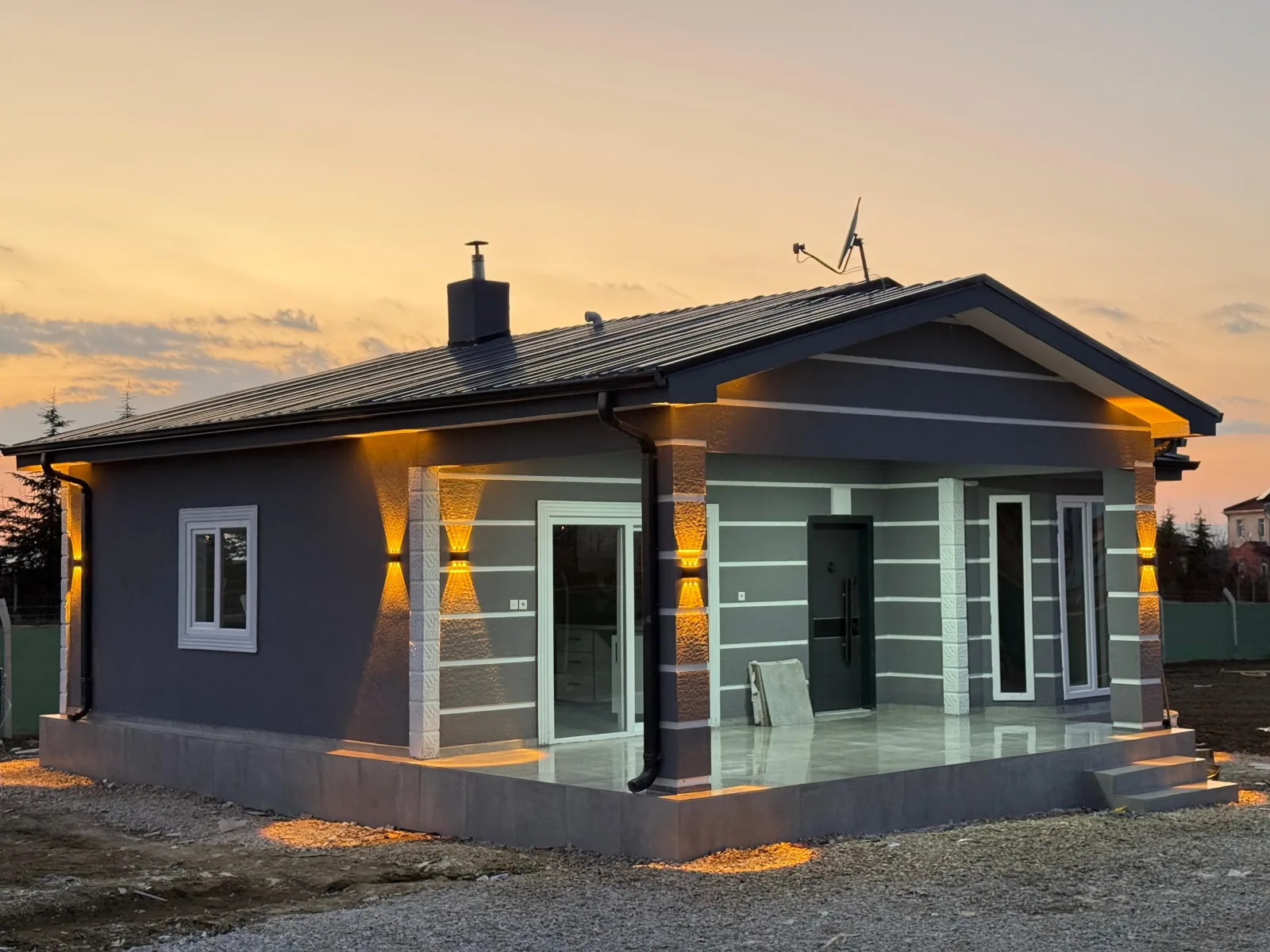 90 m² Hafif Çelik Villa